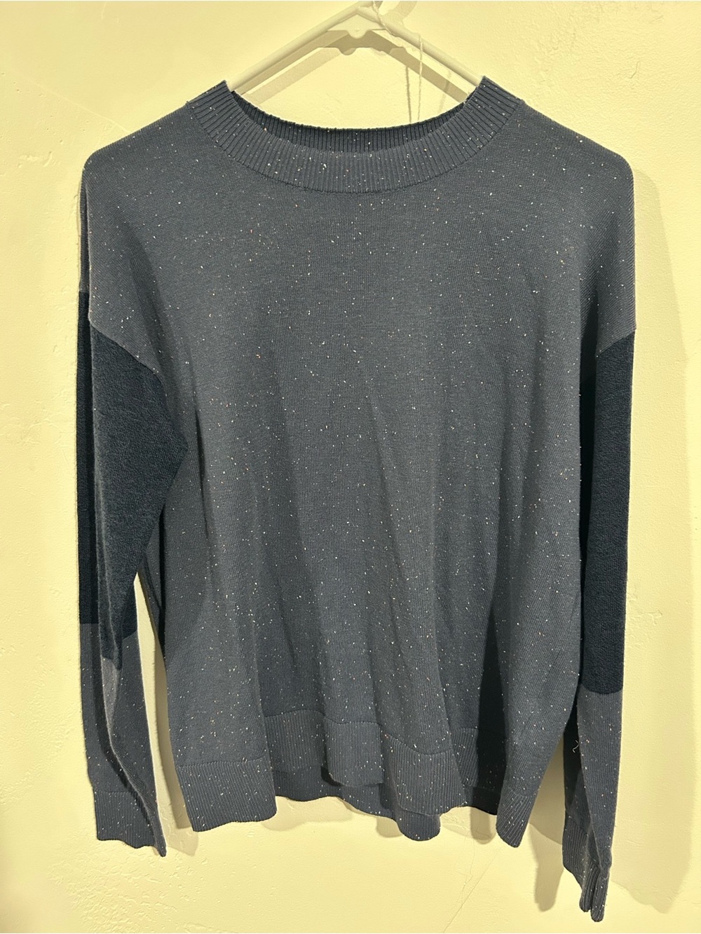 Smartwool Crewneck Sweater in Navy Speckle